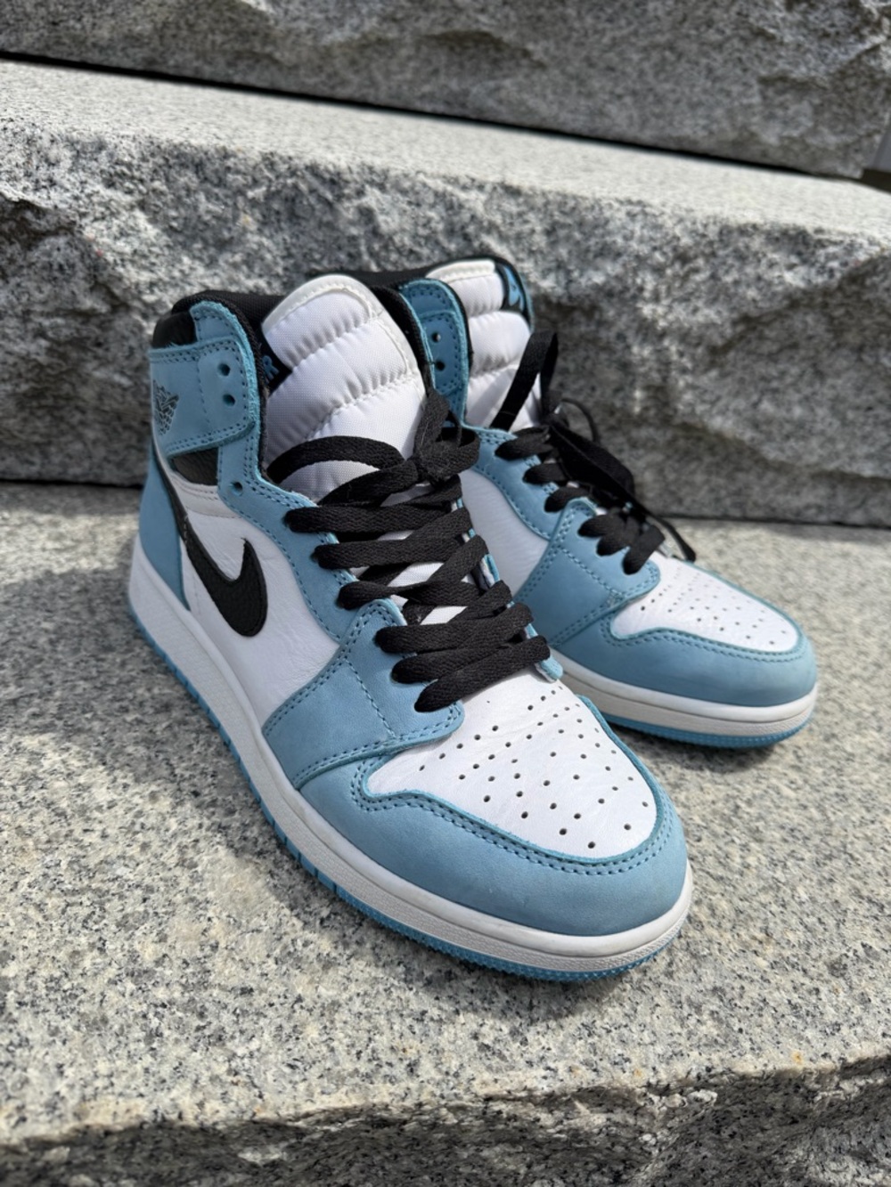 Nike Jordan Sneakers Women size 8 Blue White Black